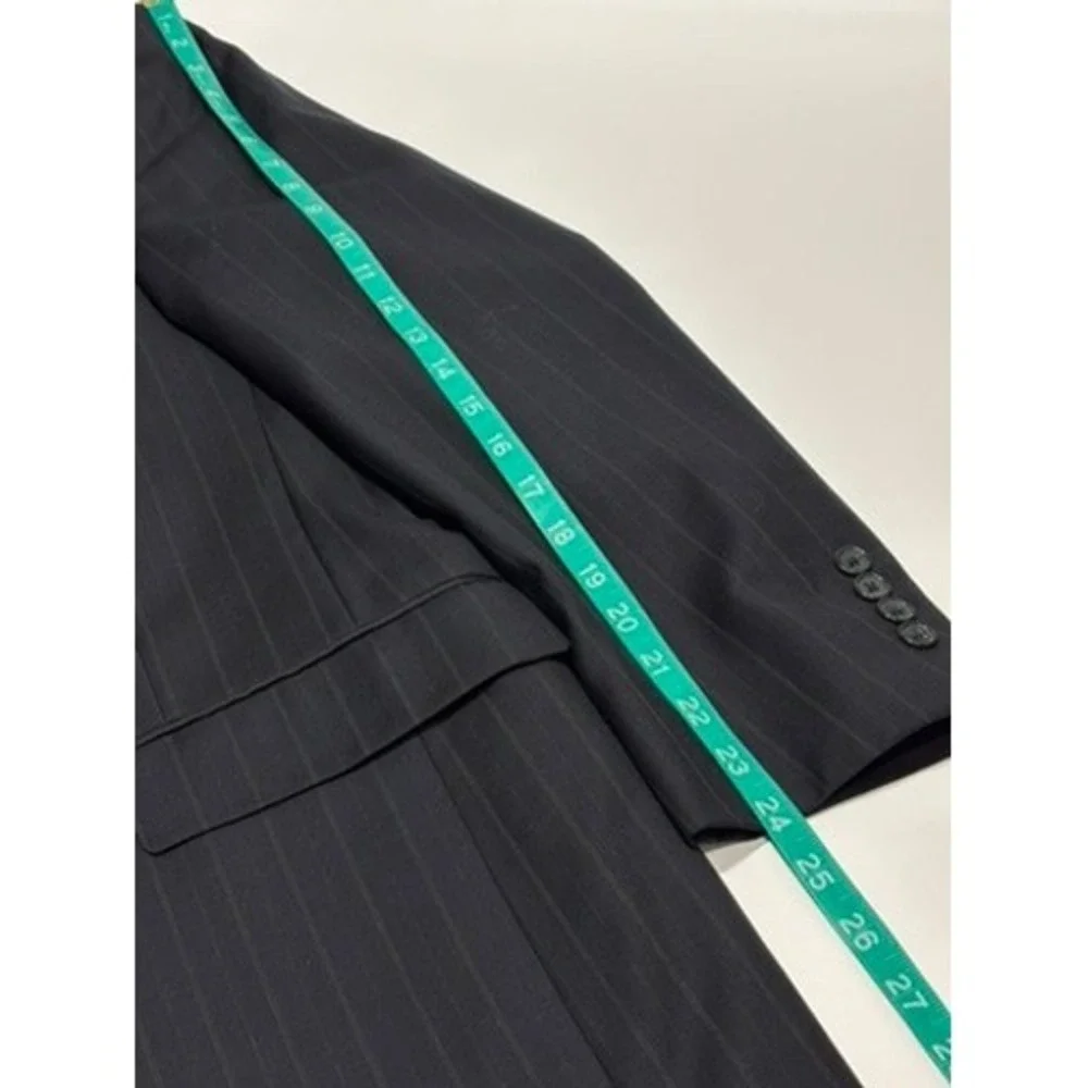 Hart Schaffner Men's 40R Pinstripe Blazer Sport‎ Coat Gold Trumpeter Classic USA